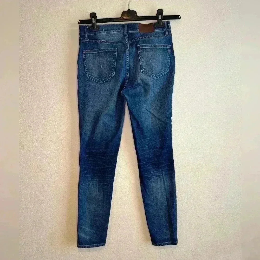 Madewell skinny skinny jeans 27 dark‎ wash